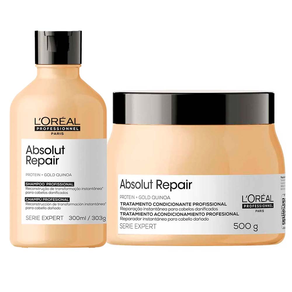 L'oréal Professionnel Absolut Repair Kit Shampoo + Máscara Kit