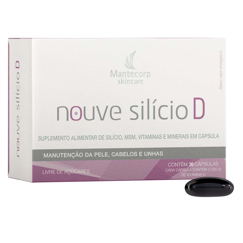 Suplemento Alimentar Mantecorp - Nouve Silício D 30 Caps