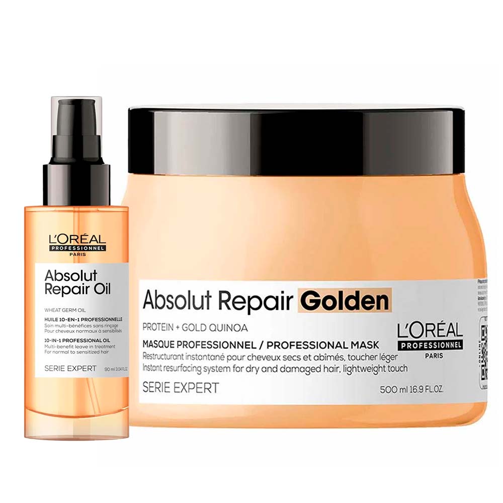 L'oréal Professionnel Absolut Repair Kit Máscara Light + Óleo Kit
