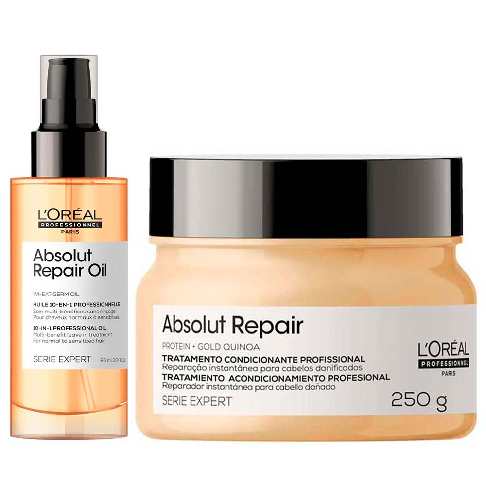 L'oréal Professionnel Absolut Repair Kit Máscara + Óleo Kit