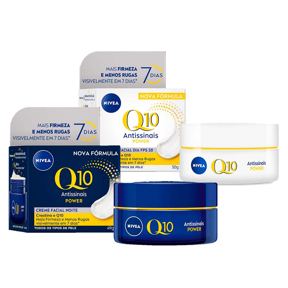 Nívea Q10 Power Kit – Creme Antissinais Dia FPS30 + Creme Antissinais Noite Kit