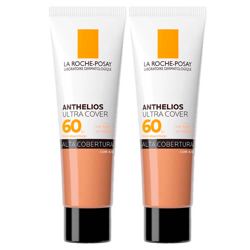 La Roche-Posay Anthelios Ultra Cover Kit com 2 Unidades – Protetor Solar Facial Com Cor FPS60 4.0 – 30g Kit