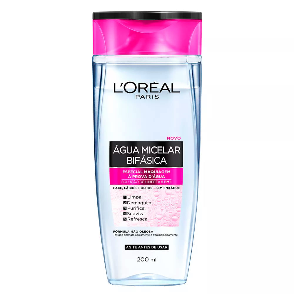 Maybelline Kit - Água Micelar Bifásica + Máscara de Cílios The Colossal Volum' Express Waterproof Kit