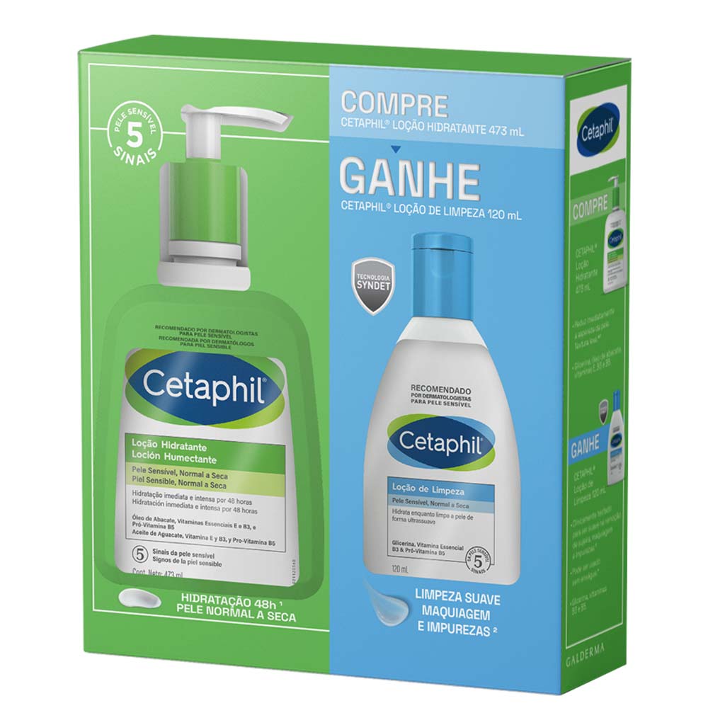 Cetaphil Kit Loção Hidratante + Loção de Limpeza Kit
