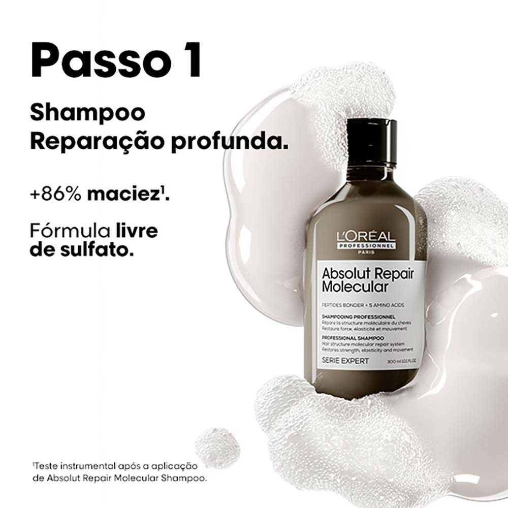 L'Oreal Professionnel Absolut Repair Molecular Kit – Shampoo + Sérum Kit