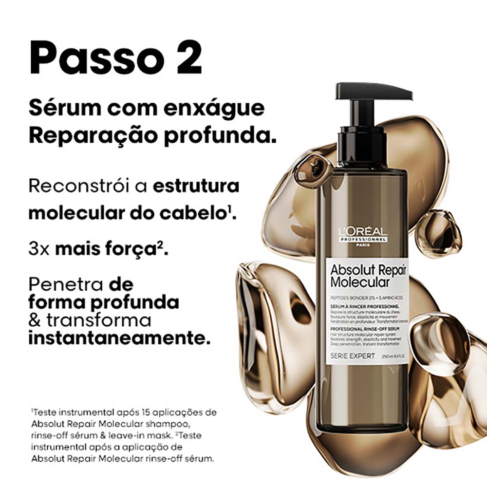 L'Oreal Professionnel Absolut Repair Molecular Kit – Shampoo + Sérum Kit