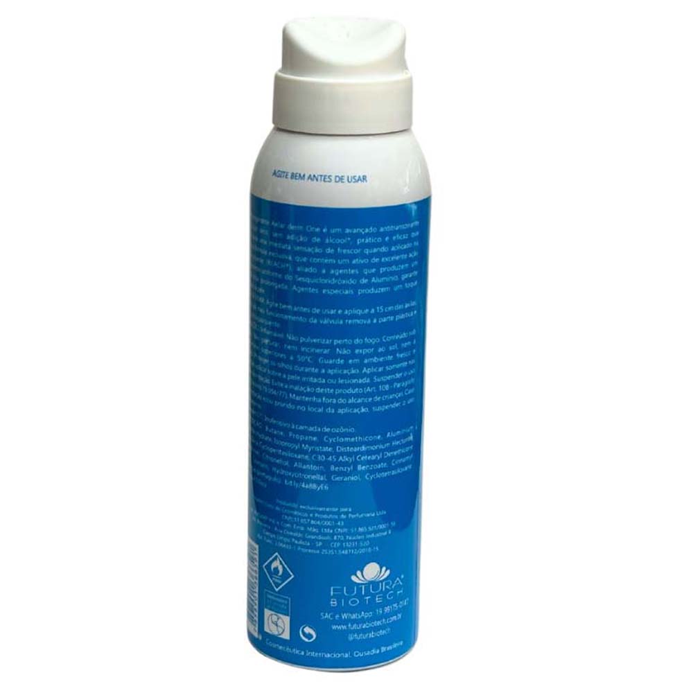 Desodorante Aerosol Antitranspirante Futura Biotech - Derm One 150ml