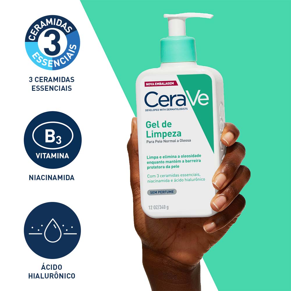 Gel de Limpeza Facial Cerave 340g