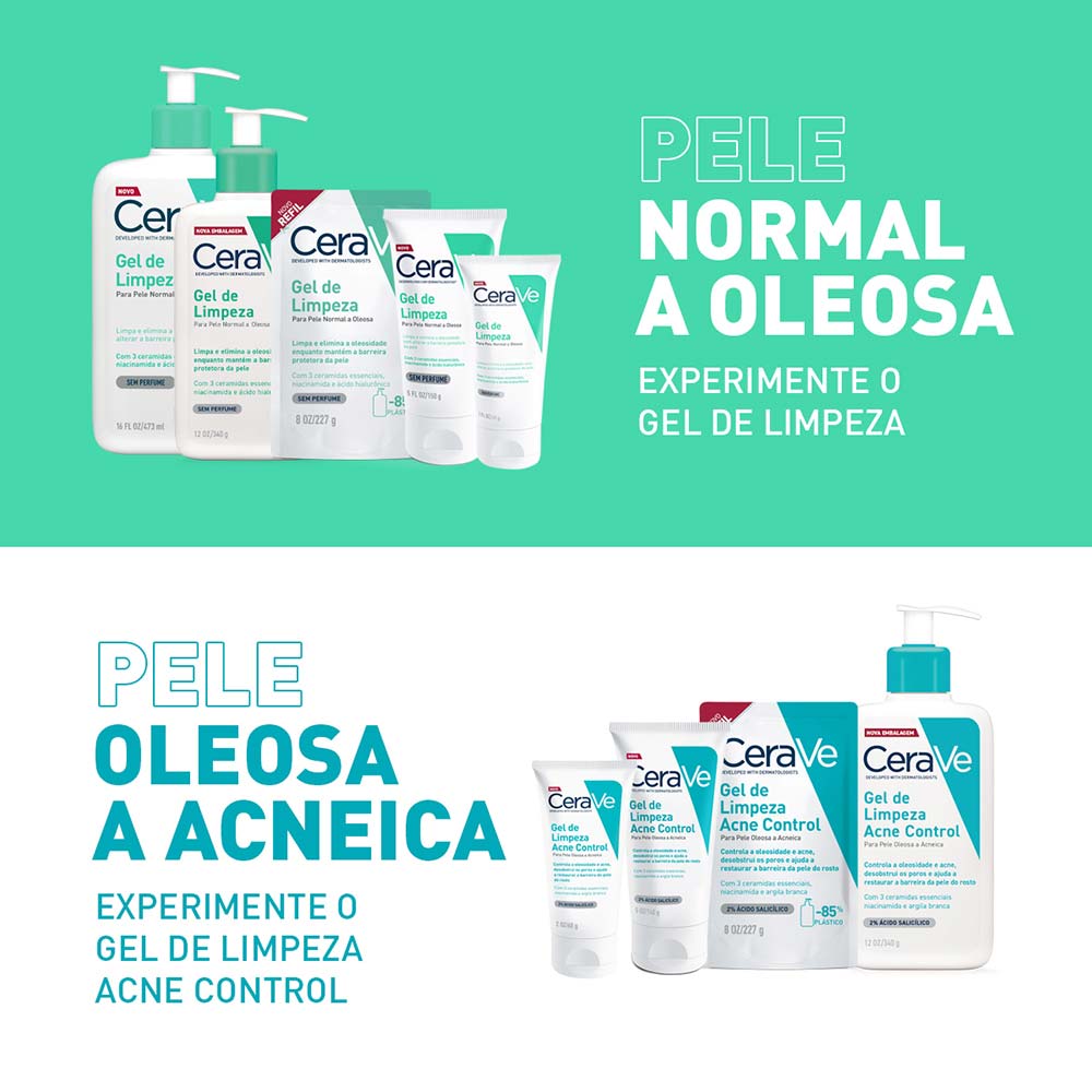 Gel de Limpeza Facial Cerave 340g