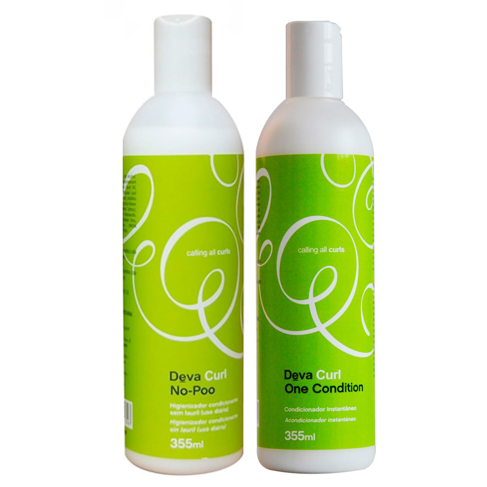 Deva Curl No Poo Kit - Condicionador + Higienizador Condicionante Kit