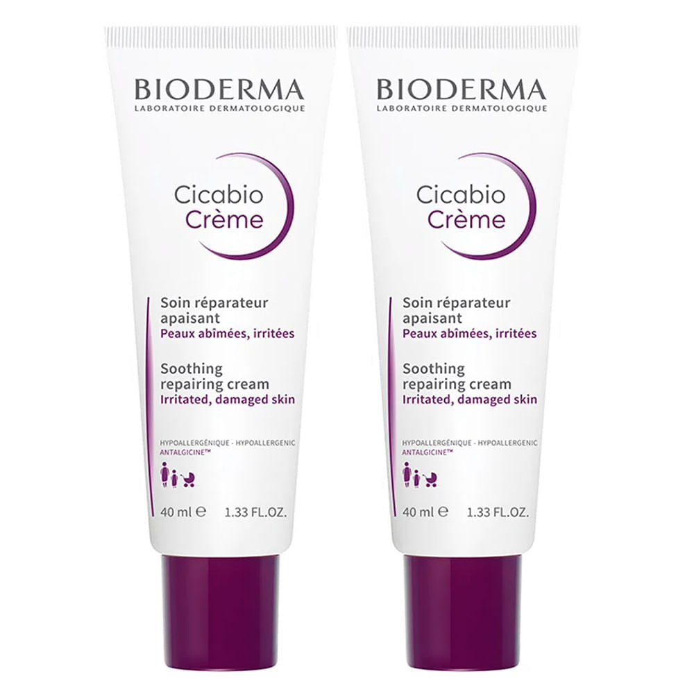 Bioderma Cicabio Kit – Com Dois Cremes Hidratantes Kit