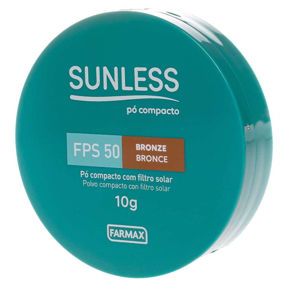 Pó Compacto Com Filtro Solar Sunless Fps50 Bronze