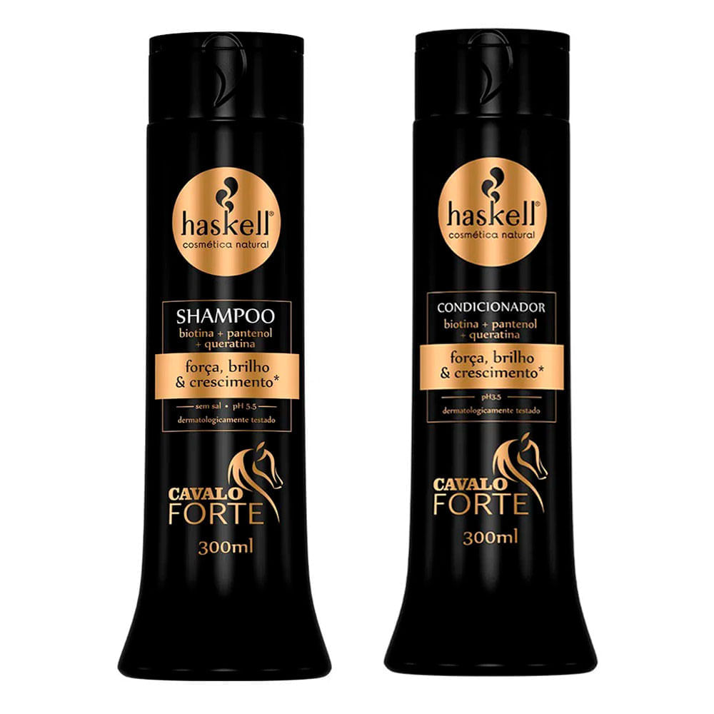 Haskell Cavalo Forte Kit Fortalecedor - Shampoo + Condicionador Kit