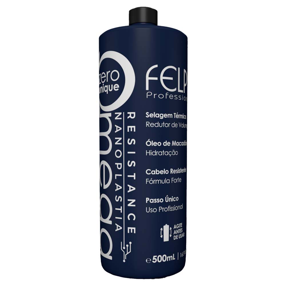 Felps Omega Zero Unique Nanoplastia Resistence - Selagem Térmica 500ml