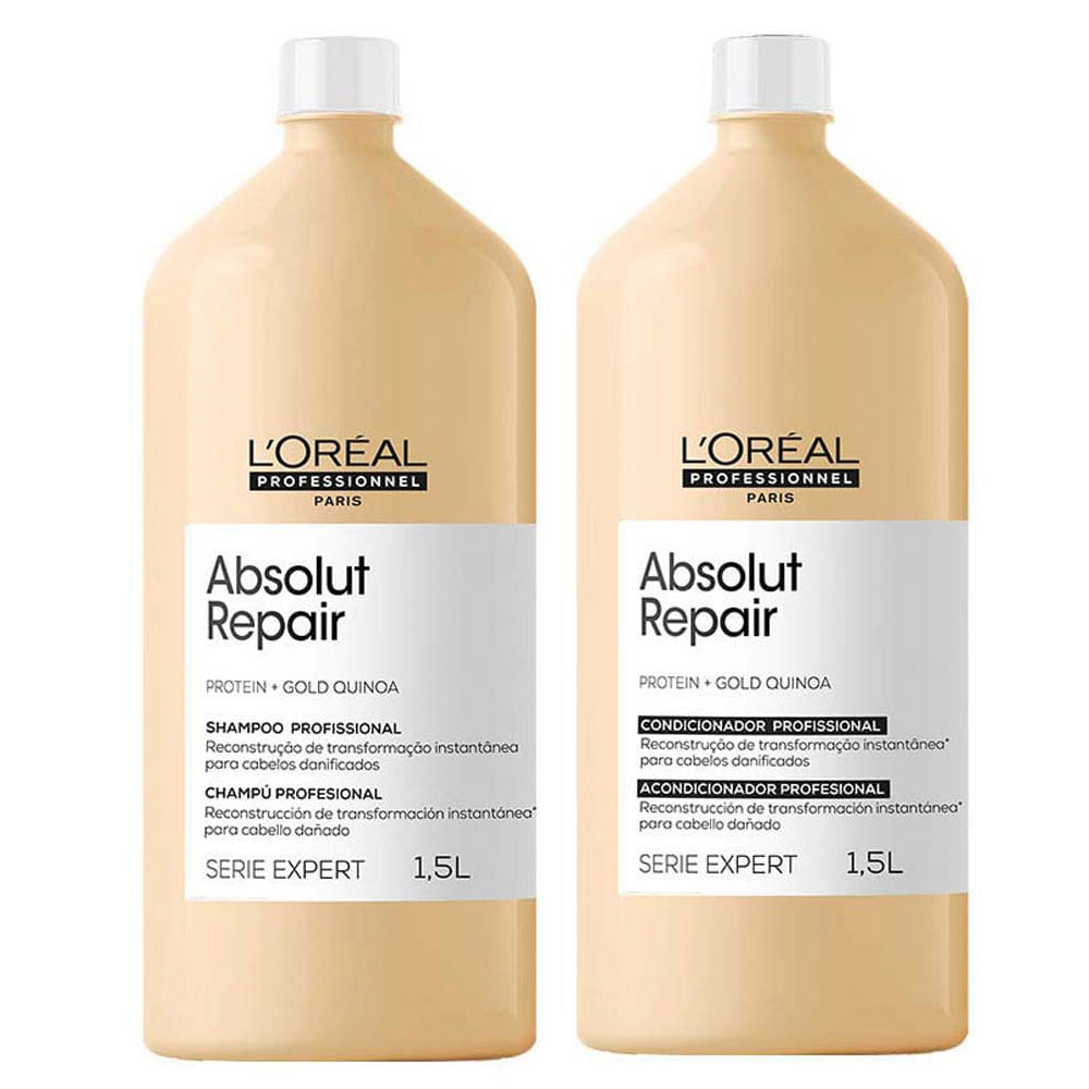 L’oréal Profissionnel Absolut Repair Kit - Shampoo + Condicionador Kit