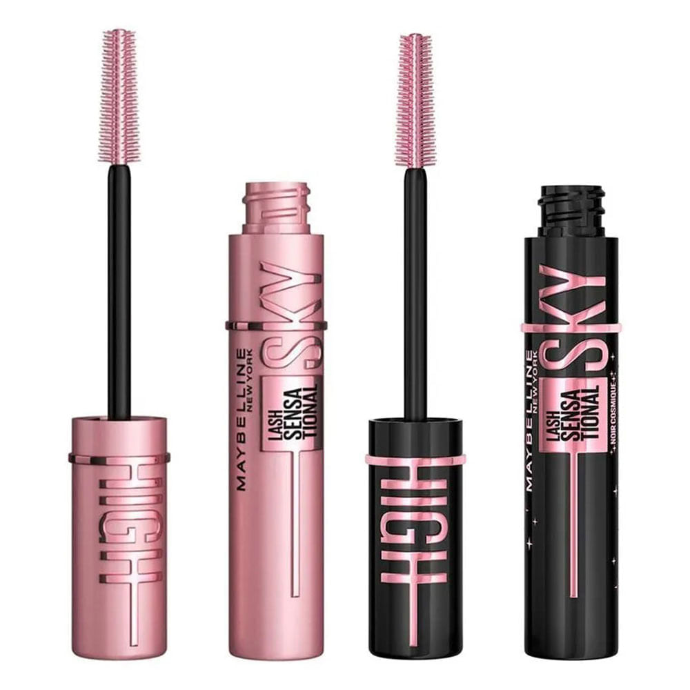 Maybelline Ny Lash Sensational Sky High Kit - Máscara De Cílios Lavável + Máscara De Cílios Cosmic Black Lavável Kit