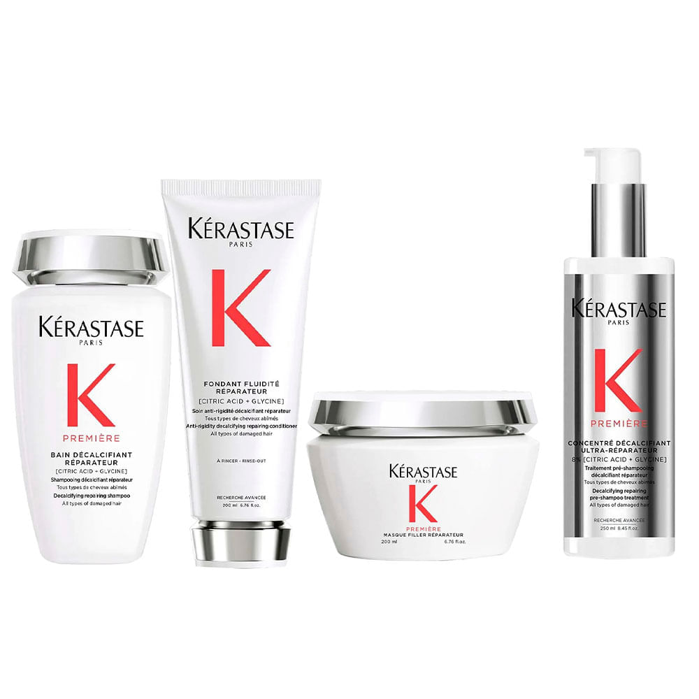 Kérastase Première Kit – Shampoo + Condicionador + Máscara + Tratamento Kit