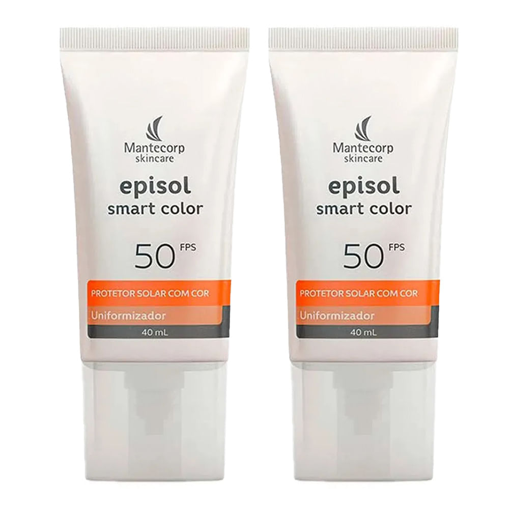 Mantecorp Skincare Episol Smart Color Kit com 2x Protetores Solares com Cor FPS50 Kit