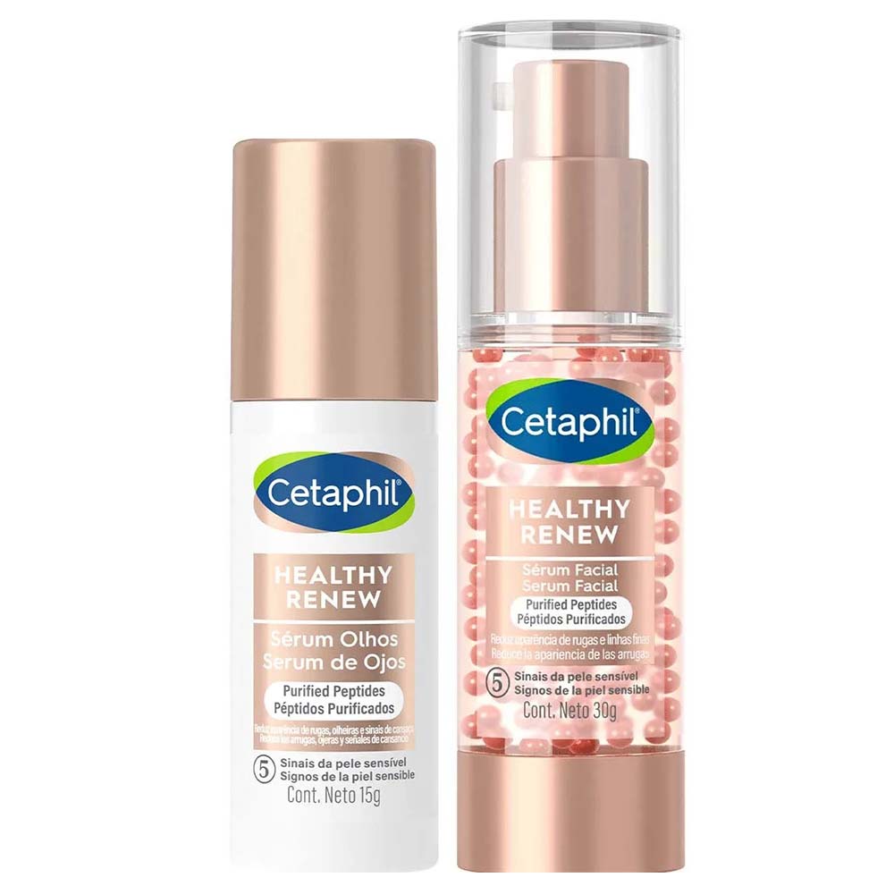 Cetaphil Healthy Renew Kit - Sérum Facial + Sérum Área Dos Olhos Kit