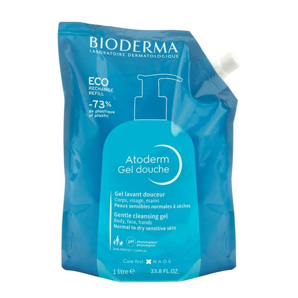 Gel de Banho Bioderma Atoderm Refil Gel Douche 1L