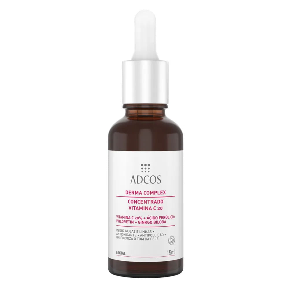 Adcos Derma Complex Kit - Vitamina C para Olhos + Sérum Anti-Idade Kit
