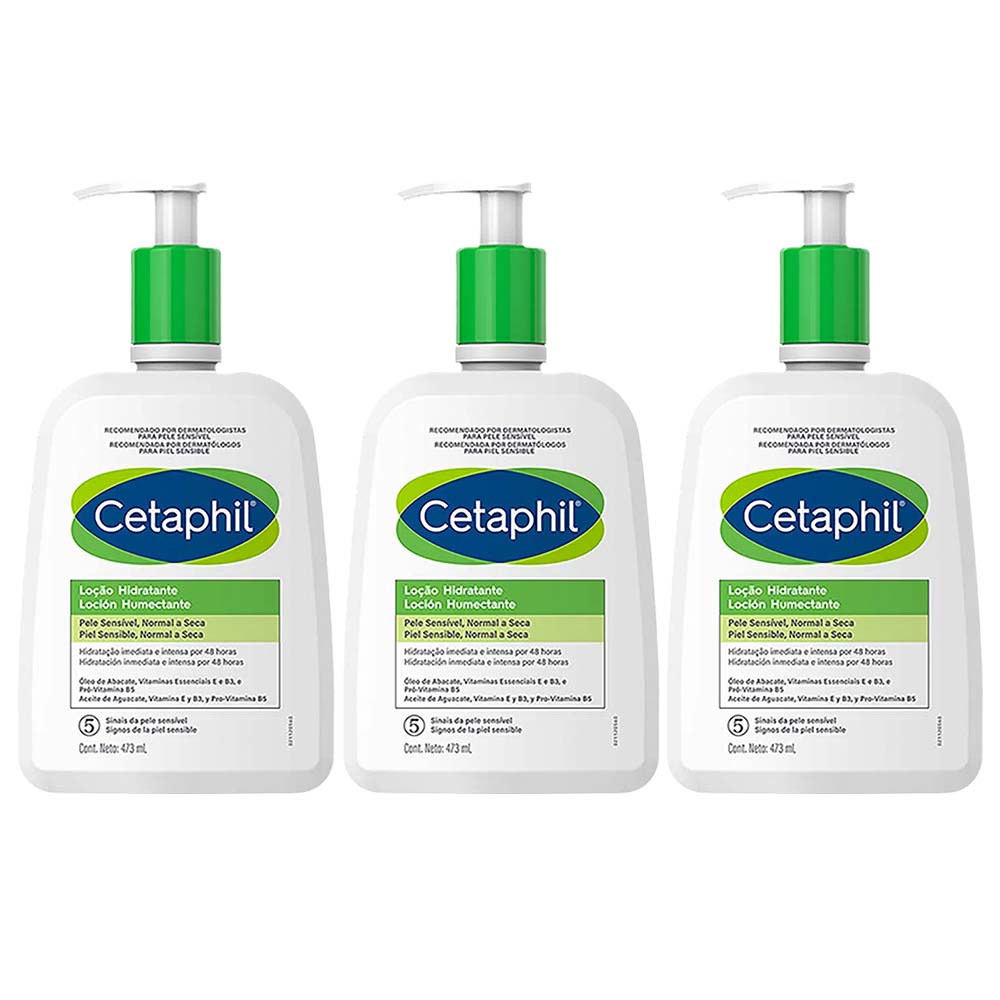 Cetaphil Kit – 3x Loção Hidratante Kit