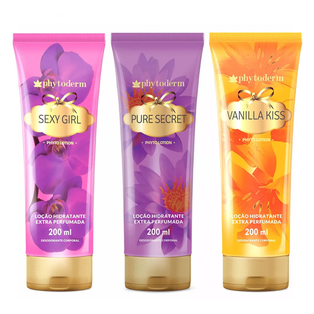Phytoderm Phyto Lotion Hydra Leve 3 Pague 2 Kit - Hidratante Corporal + Hidratante Corporal + Hidratante Corporal Kit