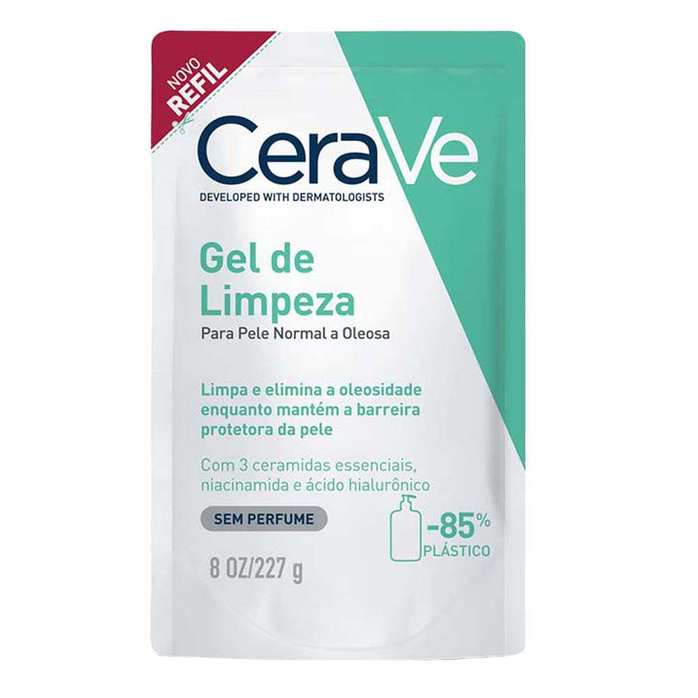 Gel De Limpeza Facial Refil Cerave 227g