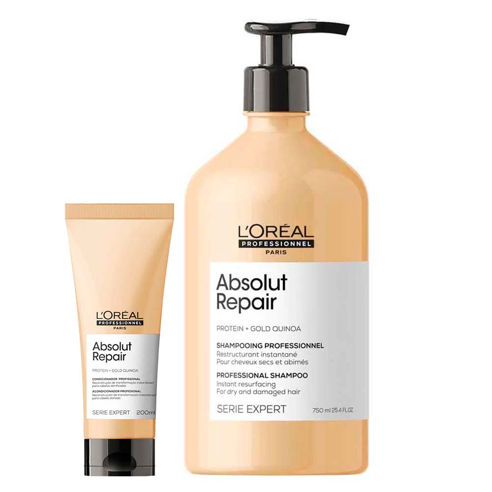 L'oréal Professionnel Absolut Repair Kit Shampoo + Condicionador Kit