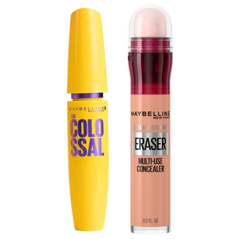 Maybelline Colossal Eraser Kit - Máscara Para Cílios + Corretivo Medium Kit