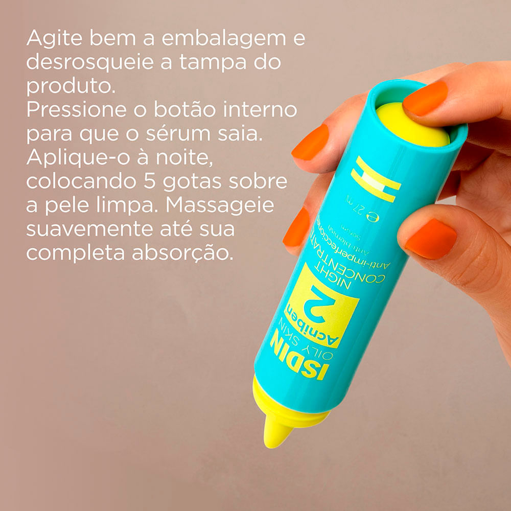 Sérum Noturno Anti Imperfeições Night Concentrate Acniben 27mL