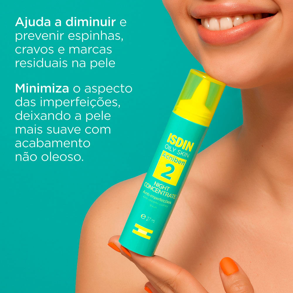 Sérum Noturno Anti Imperfeições Night Concentrate Acniben 27mL