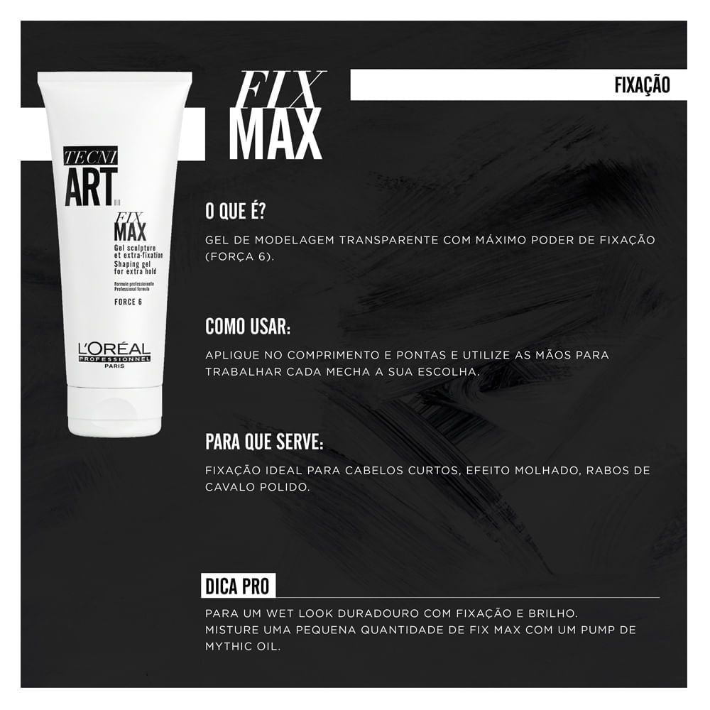 L'Oréal Professionnel Tecni.Art Fix Max Gel Force 6 - Gel Fixador 200ml