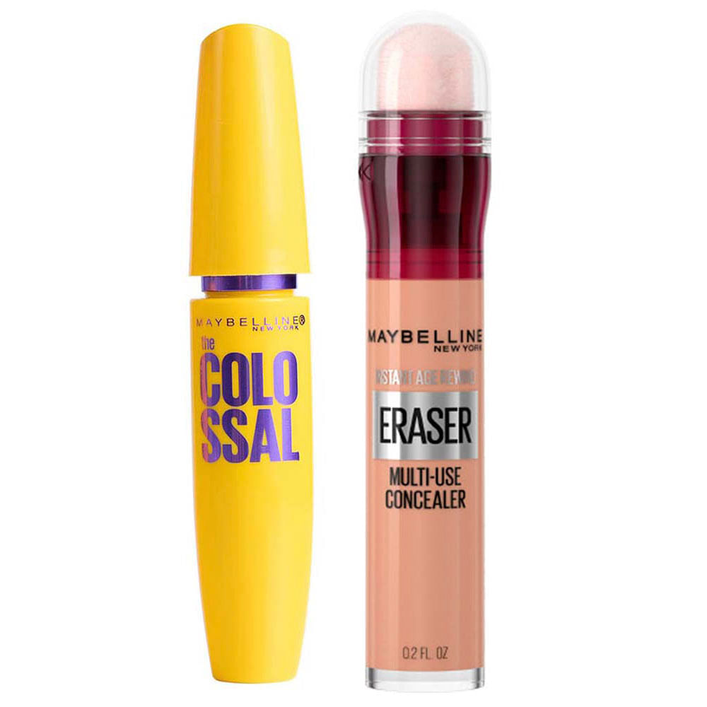 Maybelline Colossal Eraser Kit - Máscara Para Cílios + Corretivo Honey Kit