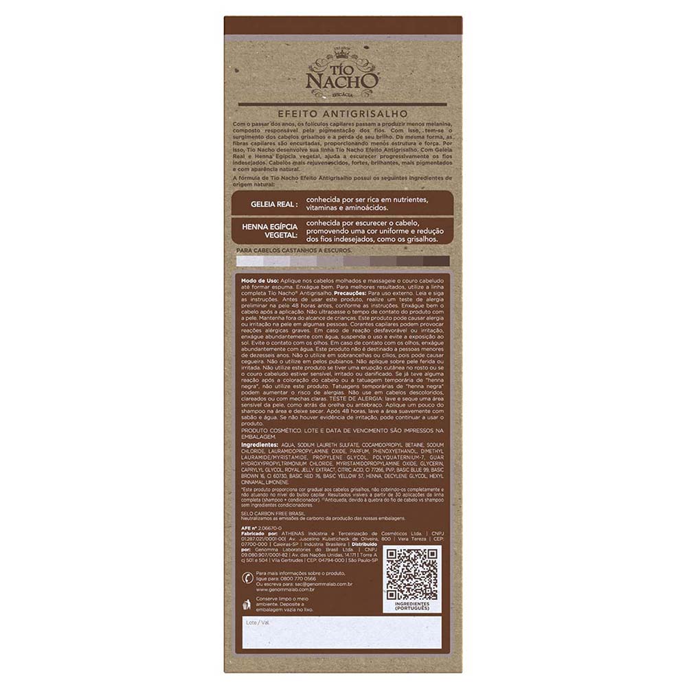 Tio Nacho Antigrisalho Shampoo 415ml