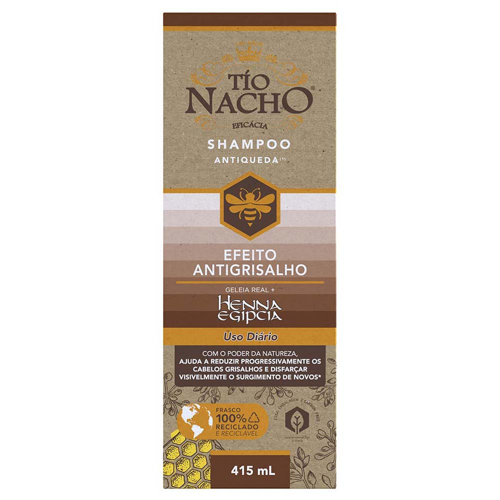 Tio Nacho Antigrisalho Shampoo 415ml