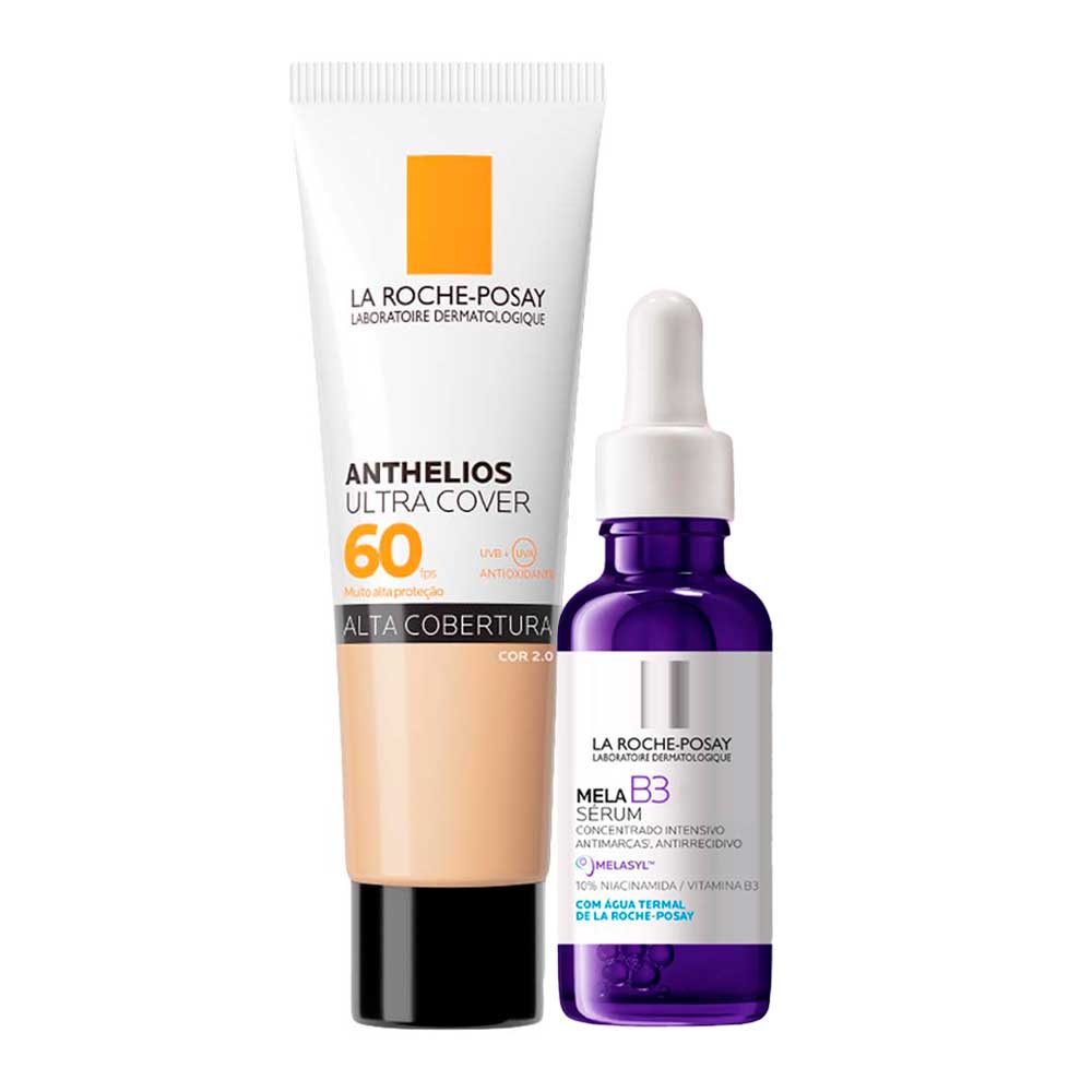 La Roche-posay Kit - Sérum Facial + Protetor Solar Facial Com Fps60 Para Rejuvenescimento Facial Kit