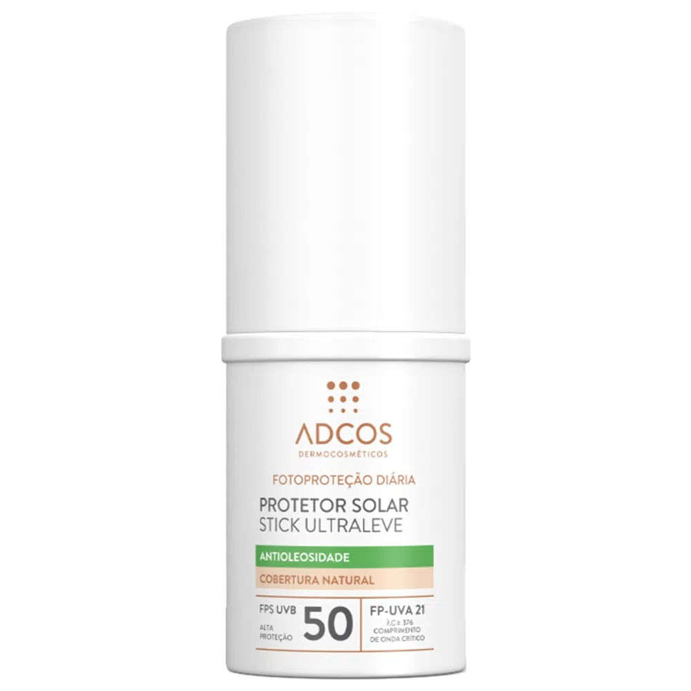 Adcos Dermocosméticos Kit - Sérum Facial + Protetor Solar Antioleosidade Stick com Cor Nude Kit