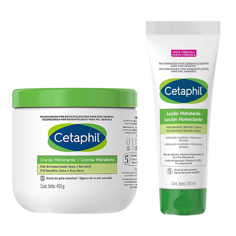 Cetaphil Kit - Creme Hidratante Corporal + Loção Hidratante Kit