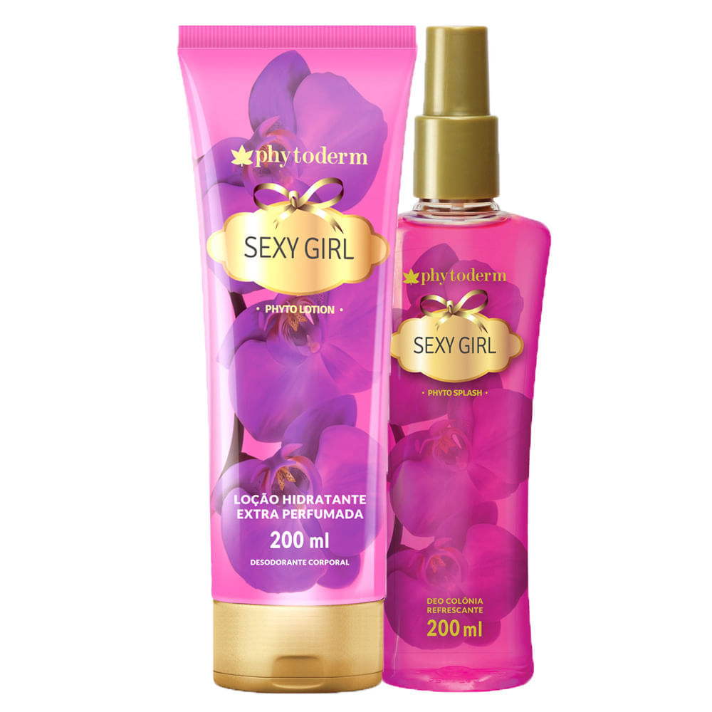 Sexy Girl Phyto Phytoderm - Feminino - Deo Colônia - Perfume + Hidratante Corporal Kit