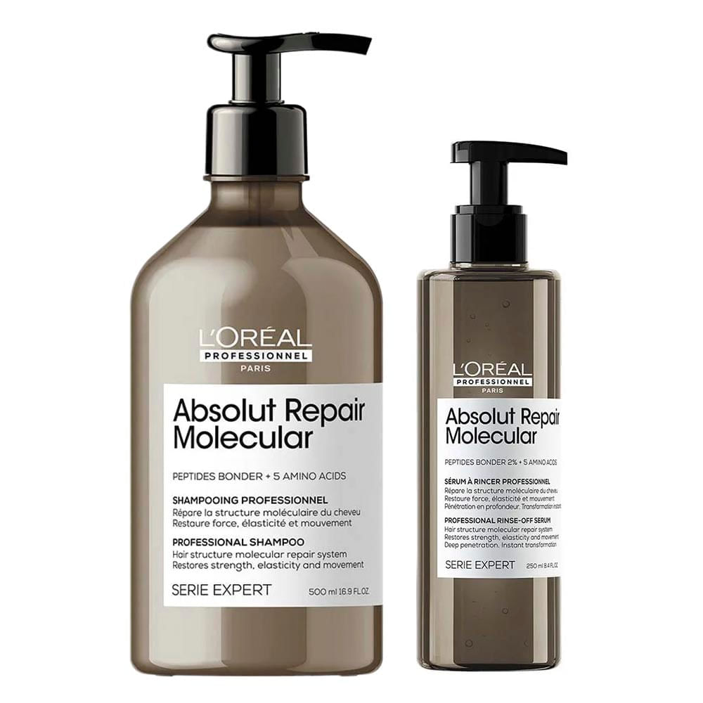L'Oreal Professionnel Absolut Repair Molecular Kit – Sérum + Shampoo Kit