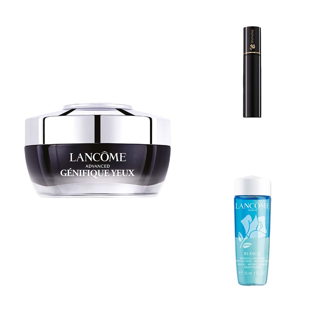 Lancôme Génifique Kit - Creme de Olhos + Mini Máscara de Cílios + Demaquilante Kit