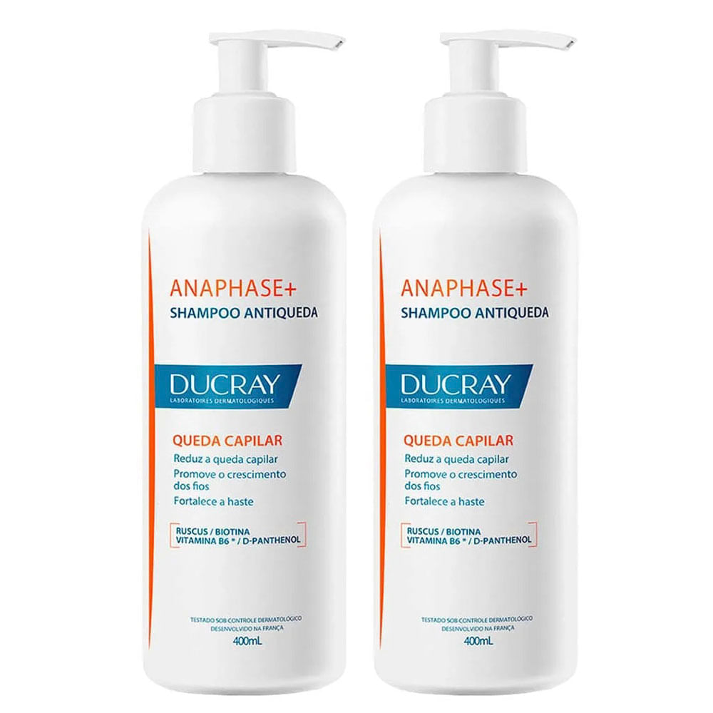 Ducray Anaphase+ Kit – Shampoo Antiqueda Com 2 Unidades Kit