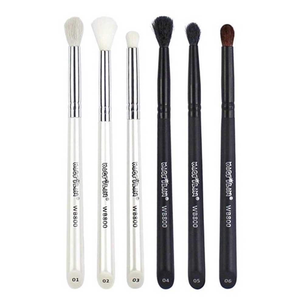 Macrilan WB800 Kit – 6 Pincéis de Maquiagem para Esfumar Kit