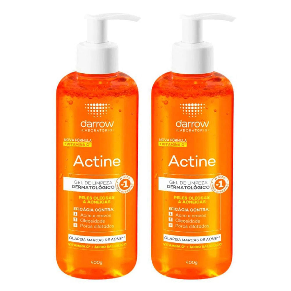 Darrow Actine Vitamina C Kit - Gel De Limpeza Facial Com 2 Unidades Kit