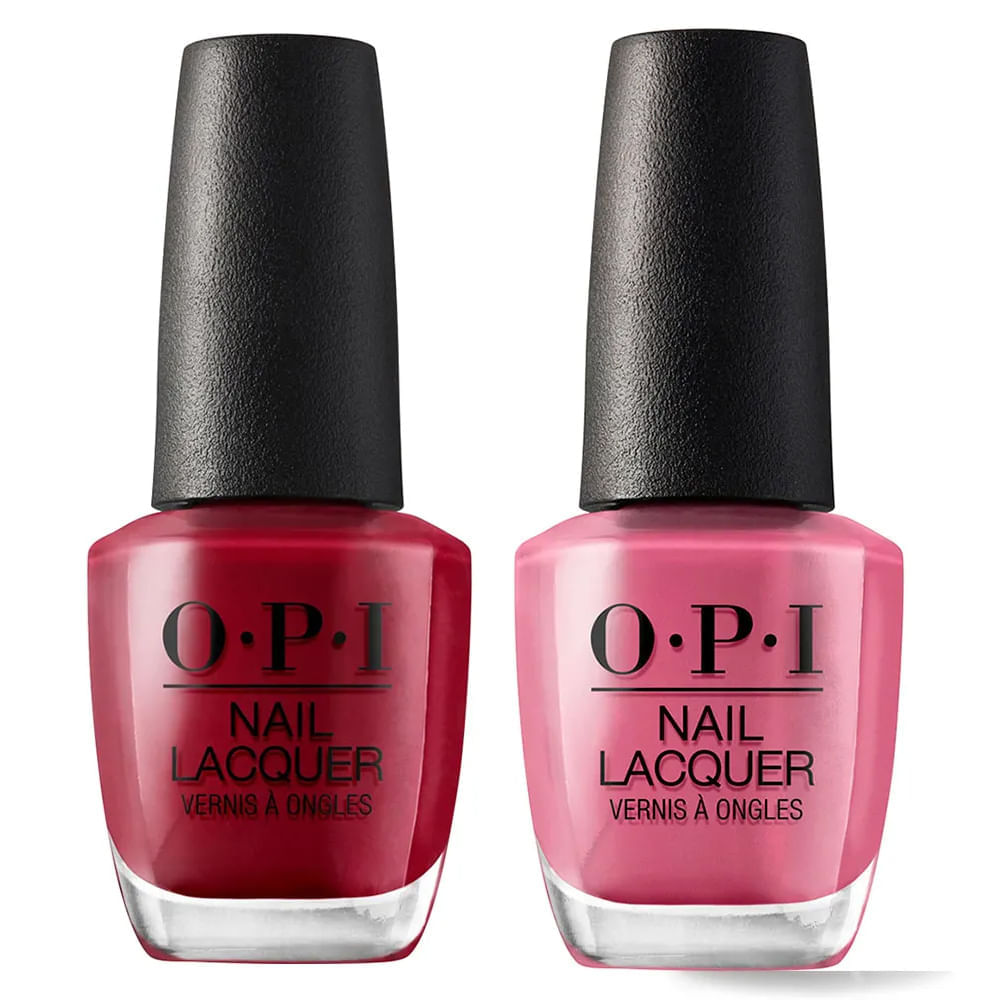 O.p.i By Ma Tranchesi Kit – Esmalte Chick Flick Cherry + Esmalte H72 Just Lanai-ing Around Kit
