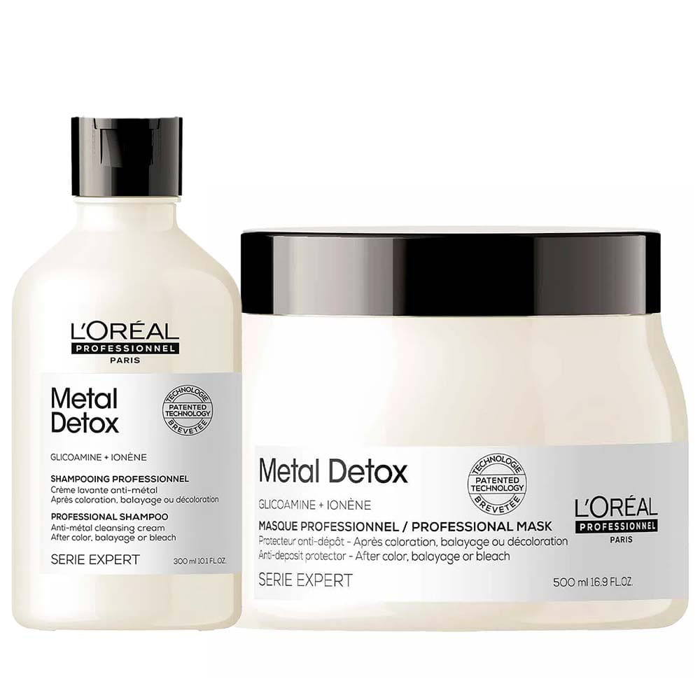 L'Oréal Professionnel Metal Detox Kit Shampoo + Máscara Kit