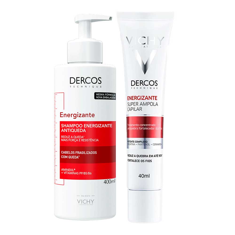 Vichy Dercos Energizante Kit - Shampoo + Ampola Kit