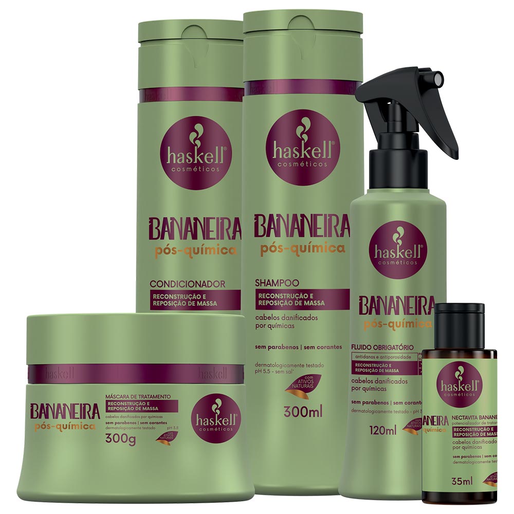 Máscara Hidratante Pós Química Haskell - Bananeira 300g