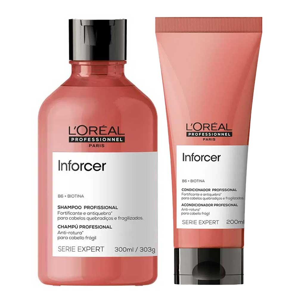 L'oréal Professionnel Anti-quebra Inforcer - Shampoo + Condicionador Kit